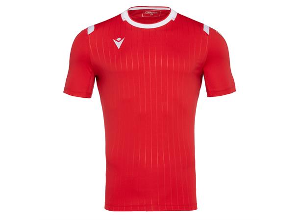Alhena Shirt Shortsleeve RED/WHT M Utgående modell 