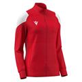 Valkyria Full Zip Top Woman RED/WHT XS Teknisk reisejakke til dame