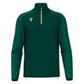 Isen Training 1/4 Zip Top BGRN/GOLD 3XS Teknisk treningsgenser - Unisex