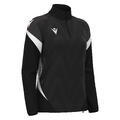 Leona Training 1/4 Zip Top W BLK/WHT 3XS Teknisk treningsgenser til dame